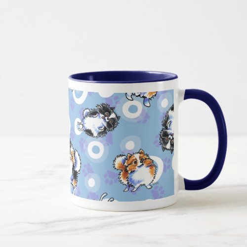 Love to Parti Pomeranians Mug