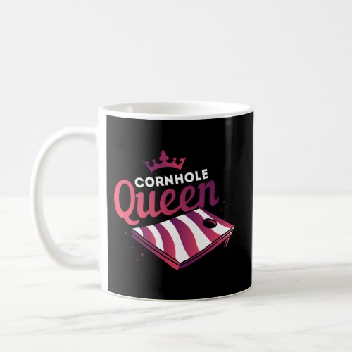 Love To Play Cornhole_ Cornhole Queen Coffee Mug