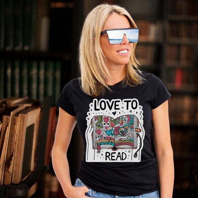 Love To Read Tshirt (Creator Uploaded)