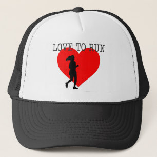 Love To Run Mom On a Run Trucker Hat