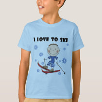 Love to Ski - Boy Tshirts and Gifts Love to Ski - Boy Tshirts and Gifts