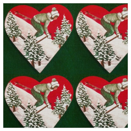Love to Ski Fabric