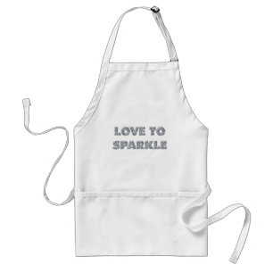 Love To Sparkle Adult Apron