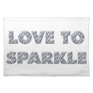 Love To Sparkle Placemat