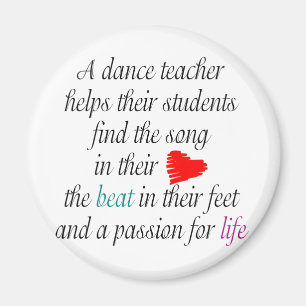 Love To Teach Dance Magnet(s) Magnet