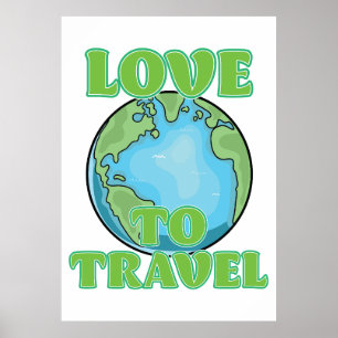 Love to Travel Poster