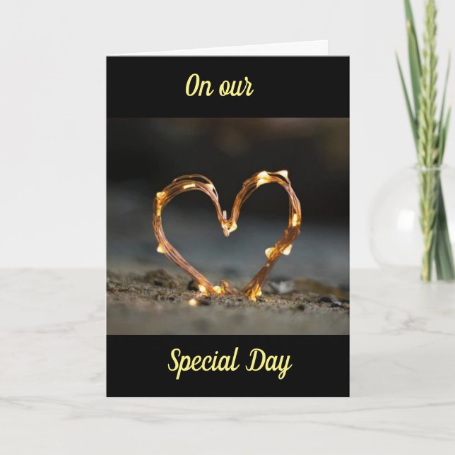 LOVE TO "YOU" ON "OUR ANNIVERSARY" CARD (Front)