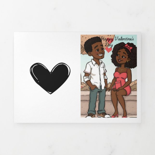 Love - Together Tri-Fold Holiday Card (Cover)