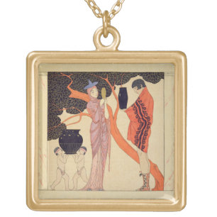 Love Token (w/c on paper) Gold Plated Necklace