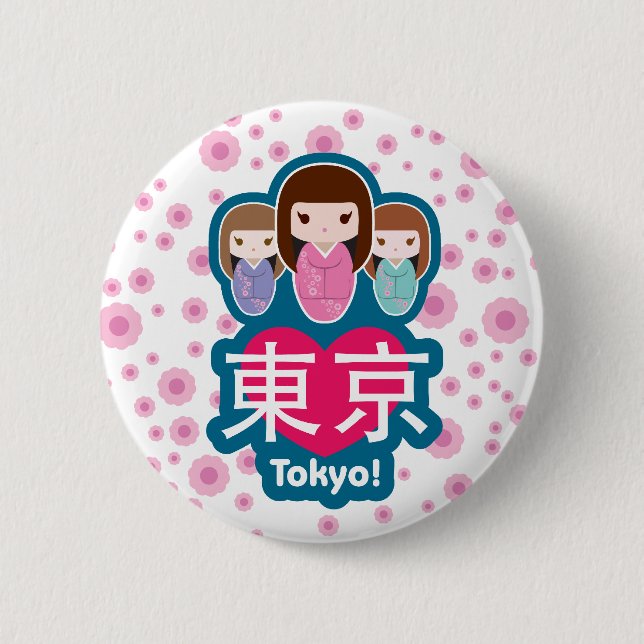 Love Tokyo Button (Front)