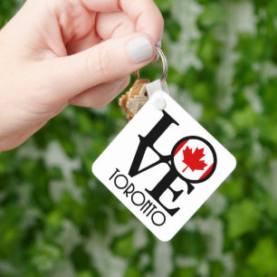 LOVE Toronto Canada Keychain