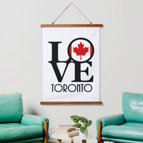 LOVE Toronto  Hanging Tapestry