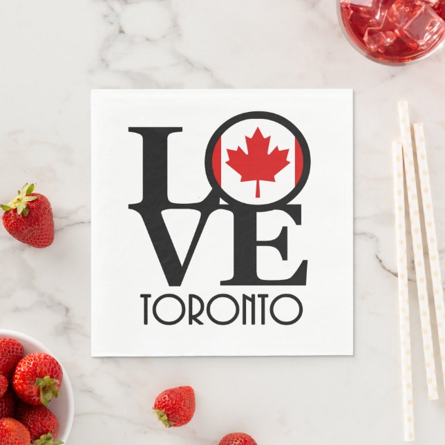 LOVE Toronto Napkins (Insitu)