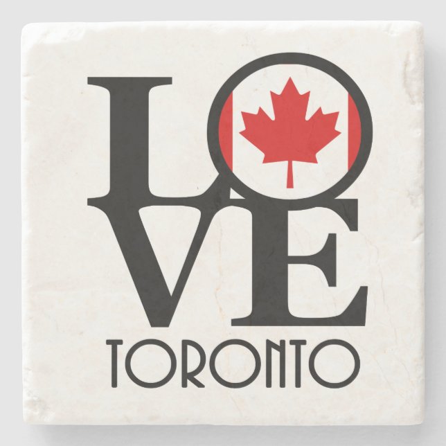 LOVE Toronto Stone Coaster (Front)