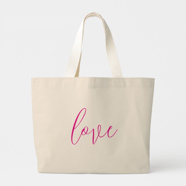 Love Tote Bag (Back)