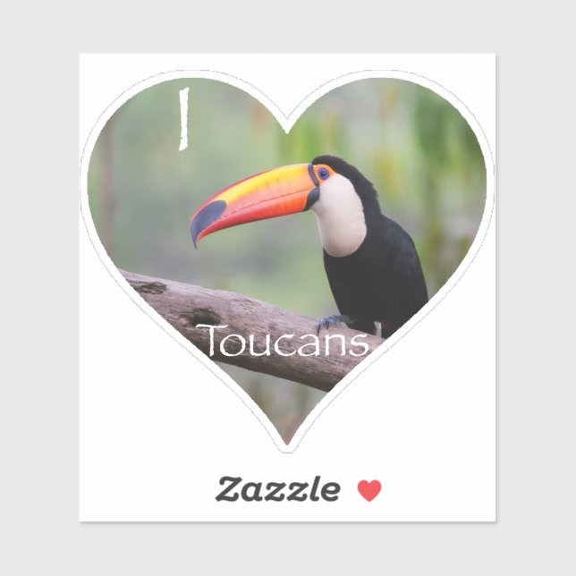 Love Toucans Sticker (Sheet)