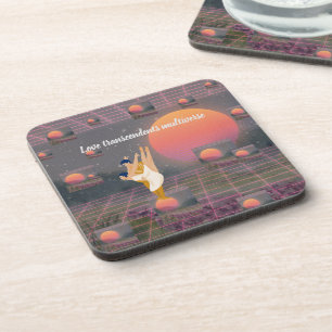 Love Transcends Multiverse Beverage Coaster
