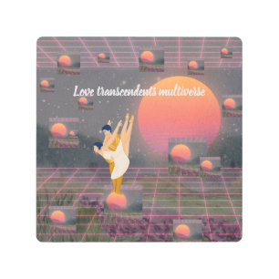 Love Transcends Multiverse Metal Print