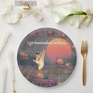 Love Transcends Multiverse Paper Plates