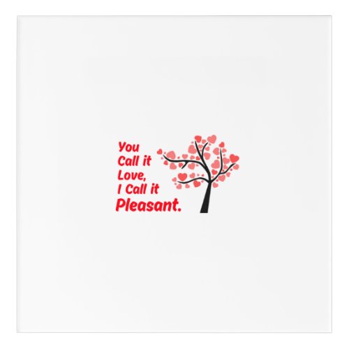 Love Tree Acrylic Print
