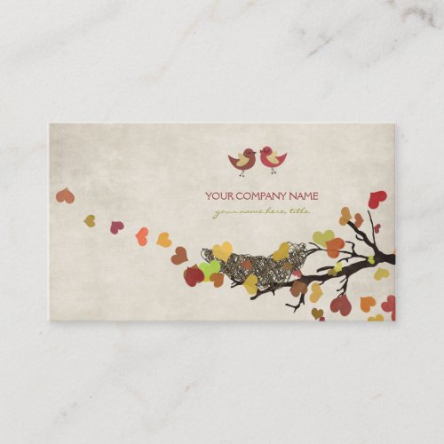 Love Tree Business Card