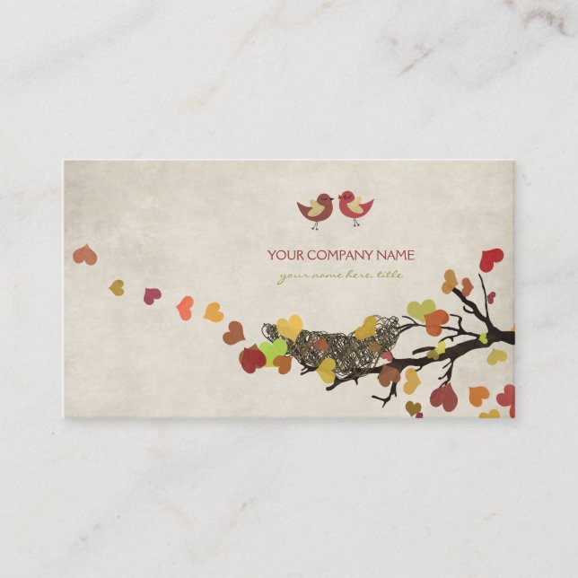 Love Tree Business Card (Front)