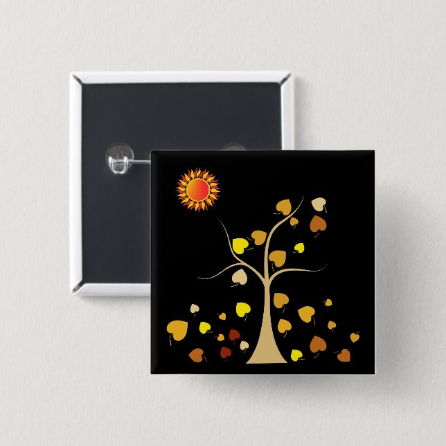Love Tree Button (Front & Back)