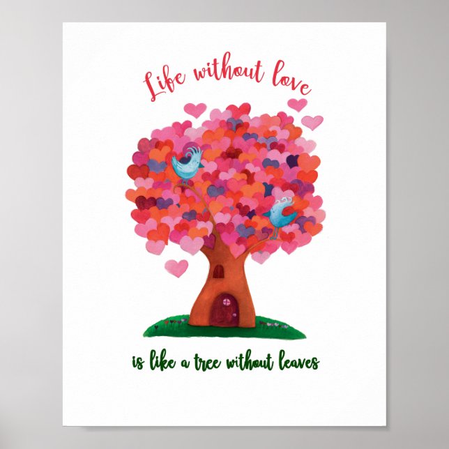 Love tree poster (Front)
