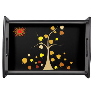 Love Tree Serving Tray