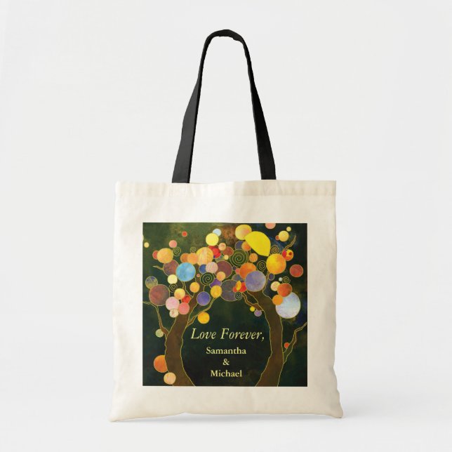 Love Trees Symbol of Eternal Love Tote Bag (Front)
