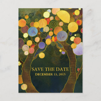 Love Trees Wedding Save the Date Postcards