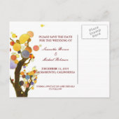 Love Trees Wedding Save the Date Postcards (Back)