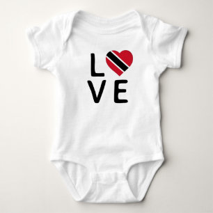 Love - Trinidad and Tobago Flag Baby Bodysuit