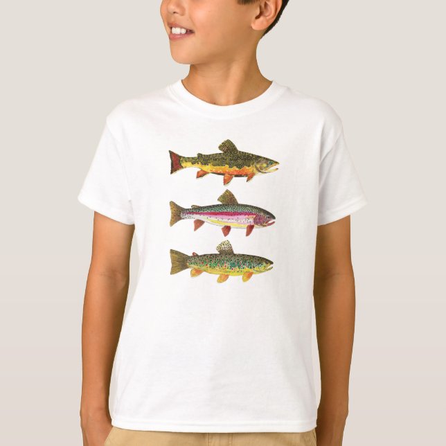 Love Trout Fishing T-Shirt (Front)