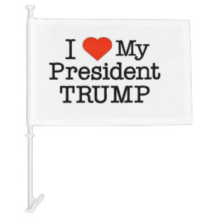 Love Trump Car Flag