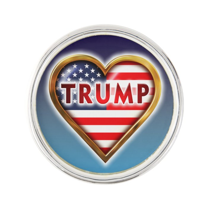 Love Trump Pin | Zazzle.com