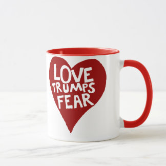 Love Trumps Fear Mug