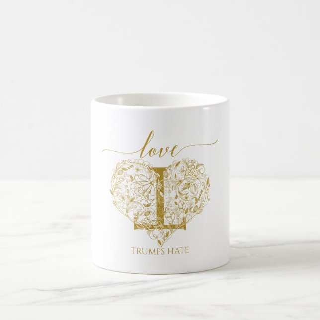 Love Trumps Hate Mug (Center)