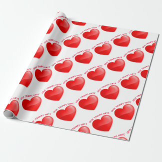 love trumps hate, red heard donald gift t shirt wrapping paper
