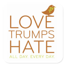 Love Trumps Hate Sticker