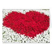 Love tulips heart card (Front Horizontal)