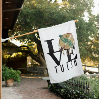 LOVE Tulsa Oklahoma House Flag