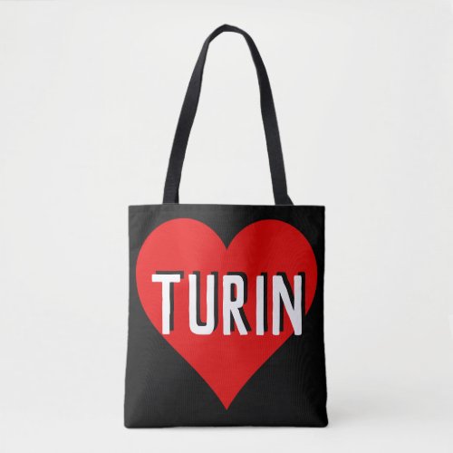 Love Turin Italy Tote Bag