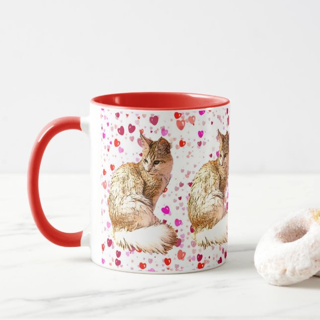 Love Turkish Angora Mug (With Donut)