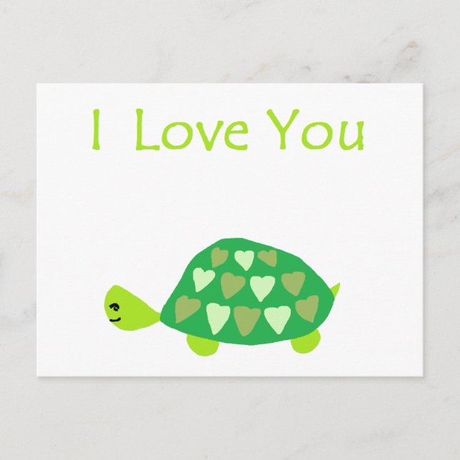 Love Turtle Postcard (Front)