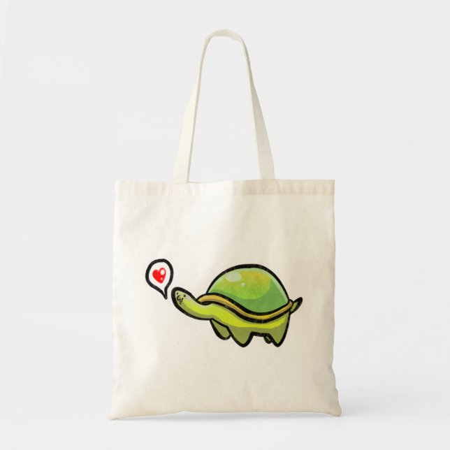 Love Turtle Tote Bag (Front)