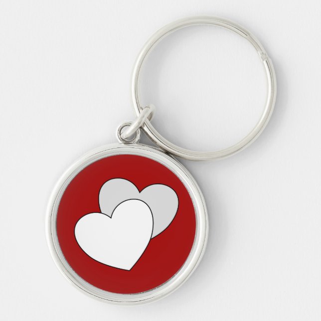 Love - Two Hearts Keychain (Front)