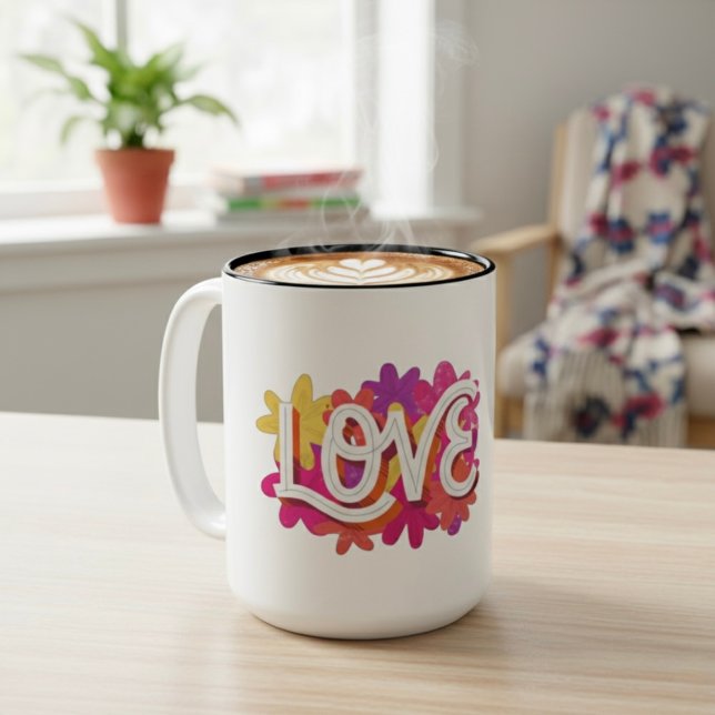 LOVE Two-Tone COFFEE MUG (Creator Uploaded)