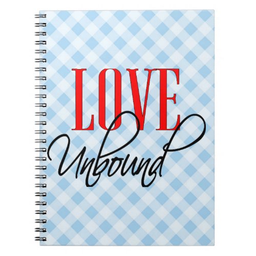Love Unbound Spiral Photo Notebook