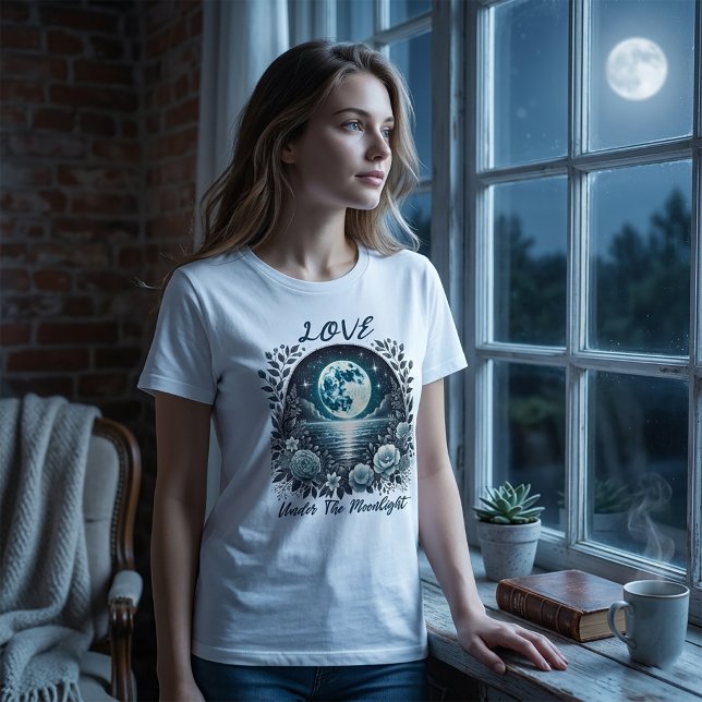 Love Under Moonlight Romantic Aesthetic Shirt (Creator Uploaded)